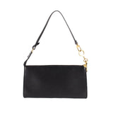 LOUIS VUITTON POCHETTE ACCESSOIRES SHOULDER BAGS BLACK EPI