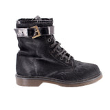 KURT GEIGER CALF HAIR BOOTIES BLACK 37 EU | 7 US