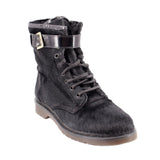 KURT GEIGER CALF HAIR BOOTIES BLACK 37 EU | 7 US