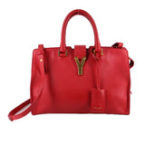 SAINT LAURENT CABAS chYc SATCHELS RED
