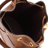TORY BURCH T MONOGRAM BUCKET CROSSBODYS TAN