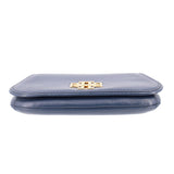TORY BURCH BRITTEN CLUTCH CROSSBODYS NAVY