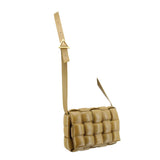 BOTTEGA PADDED CASSETTE CROSSBODYS OLIVE