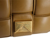 BOTTEGA PADDED CASSETTE CROSSBODYS OLIVE