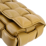 BOTTEGA PADDED CASSETTE CROSSBODYS OLIVE