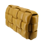 BOTTEGA PADDED CASSETTE CROSSBODYS OLIVE