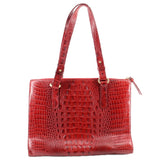 BRAHMIN VINTAGE ASHER TOTES RED