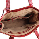 BRAHMIN VINTAGE ASHER TOTES RED