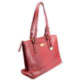 BRAHMIN VINTAGE ASHER TOTES RED