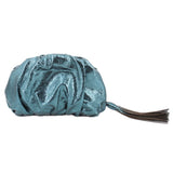 MINKOFF RUCHED CLUTCHES TEAL