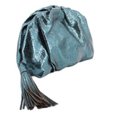 MINKOFF RUCHED CLUTCHES TEAL