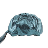 MINKOFF RUCHED CLUTCHES TEAL
