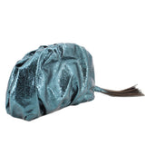 MINKOFF RUCHED CLUTCHES TEAL