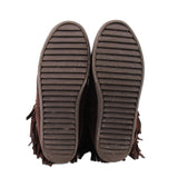 TORY BURCH FRINGE BOOTIES BROWN 9 US