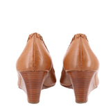 TORY BURCH WEDGE HEELS TAN 9.5 US