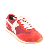 TORY BURCH SUEDE SNEAKERS RED 8.5 US