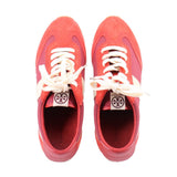 TORY BURCH SUEDE SNEAKERS RED 8.5 US