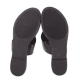 TORY BURCH FLEMING FLAT THONG SANDALS BLACK 10 US