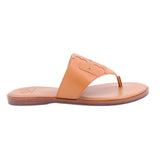 TORY BURCH THONG SANDALS COGNAC 10 US