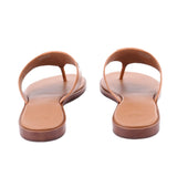 TORY BURCH THONG SANDALS COGNAC 10 US