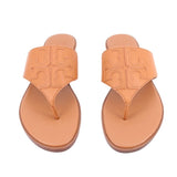 TORY BURCH THONG SANDALS COGNAC 10 US