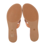 TORY BURCH THONG SANDALS COGNAC 10 US