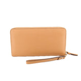 TORY BURCH PARKER WRISTLET WALLETS TAN