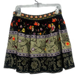 ALICE/OLIVIA FIZER EMBROIDERED MINI SKIRTS BLACK M | 8