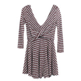FREE PEOPLE STRIPED DRESSES BURGUNDY XS