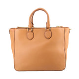 TORY BURCH ROBINSON DBL ZIP SATCHELS TAN