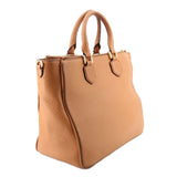 TORY BURCH ROBINSON DBL ZIP SATCHELS TAN