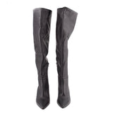 FREE PEOPLE KITTEN HEEL BOOTS BLACK 38 EU | 8 US US
