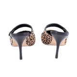 MANOLO BLAHNIK PONY HAIR HEELS BEIGE 39 EU | 8 US