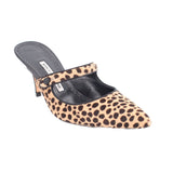 MANOLO BLAHNIK PONY HAIR HEELS BEIGE 39 EU | 8 US