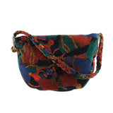 BOTTEGA VENETA VINTAGE VELVET SHOULDER BAGS BLACK