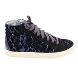 P448 SEQUIN SNEAKERS BLUE 40 EU | 9 US