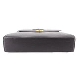 LOUIS VUITTON MALESHERBES HANDLE BAG BLACK EPI