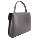 LOUIS VUITTON MALESHERBES HANDLE BAG BLACK EPI