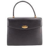 LOUIS VUITTON MALESHERBES HANDLE BAG BLACK EPI