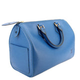 LOUIS VUITTON SPEEDY 25 EPI HANDLE BAG BLUE