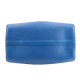 LOUIS VUITTON SPEEDY 25 EPI HANDLE BAG BLUE
