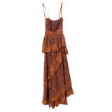 ULLA JOHNSON LONG DRESSES RUST M