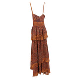 ULLA JOHNSON LONG DRESSES RUST M