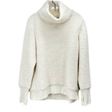 ATHLETA FLEECE TOPS CREAM L