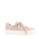 VINCE BENFIELD LEATHER SNEAKERS TAUPE 8 US