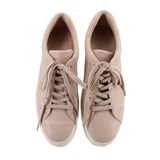 VINCE BENFIELD LEATHER SNEAKERS TAUPE 8 US