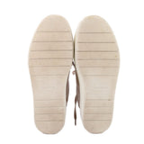 VINCE BENFIELD LEATHER SNEAKERS TAUPE 8 US