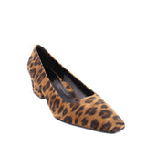 MARION PARKE LEOPARD-PRINT SUEDE HEELS BROWN 43 EU | 12 US