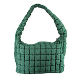 FREE PEOPLE QUILTED CARRYALL SHOULDER BAGS GREEN