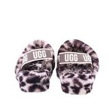 UGG FLUFF YEAH SANDALS LEOPARD 10 US